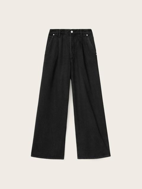 ALLSAINTS HAZE PLEATED WIDE LEG JEANS