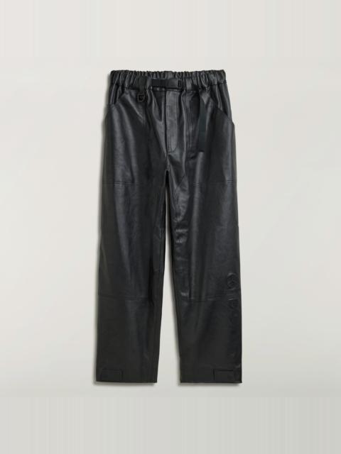 Y-3 Y-3 MERCEDES LEATHER RACING PANTS