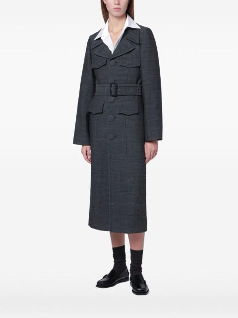 NAMACHEKO belted single-breasted coat