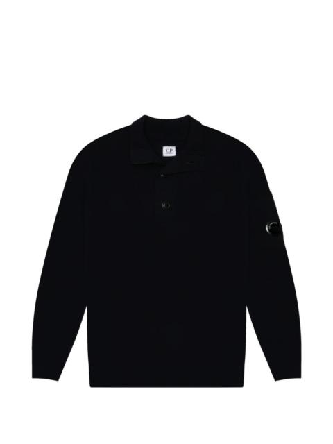 C.P. Company lens-detail button-up sweater