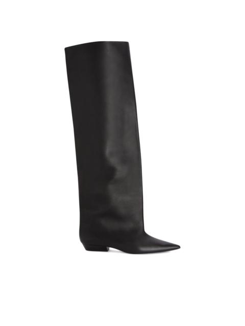 Jil Sander leather knee-high boots
