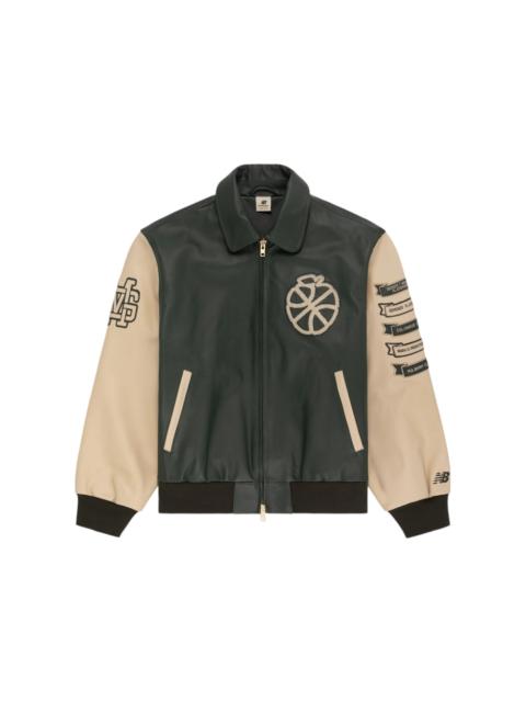AIMÉ LEON DORE Aime Leon Dore x New Balance Sonny NY Tournament Jacket Green/Cream