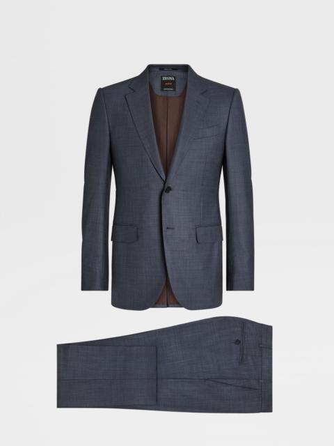 ZEGNA LIGHT BLUE AND BLUE CENTOVENTIMILA WOOL SUIT