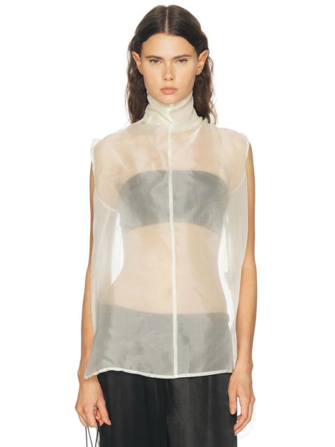 AEXAE x REVOLVE Silk Organza Roll Neck Top