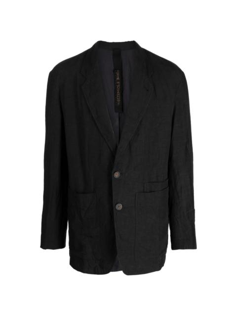 Forme D'Expression single-breast linen blazer