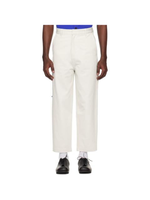 ADER error Beige Patch Trousers