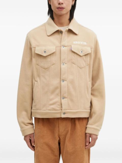 ICECREAM logo-embroidered fleece jacket