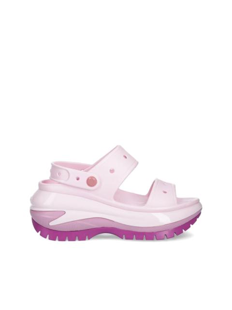 crocs platform strap sandals