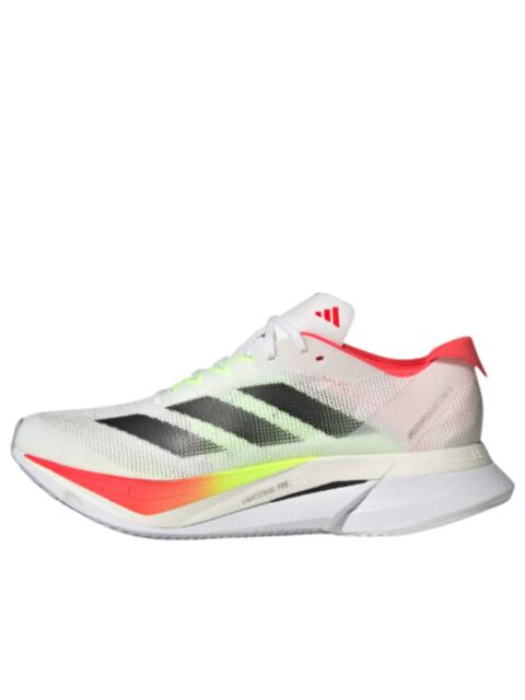 adidas (WMNS) adidas Adizero Boston 12 'White Core Black Lucid Red' JQ2554