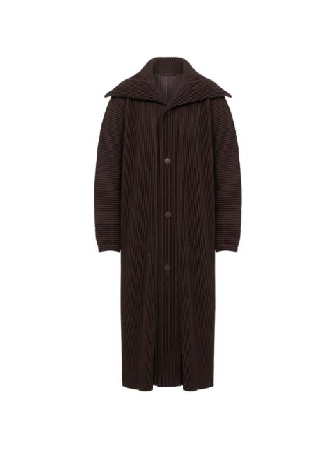 ISSEY MIYAKE Monthly Colors January plissé-effect coat