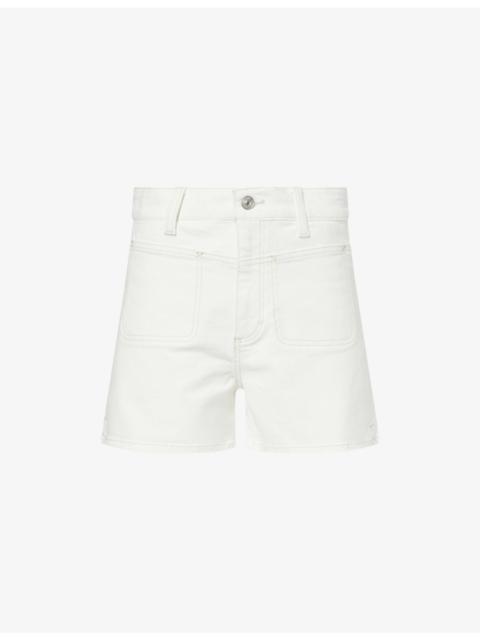 PAIGE Dani High-Rise Denim Shorts