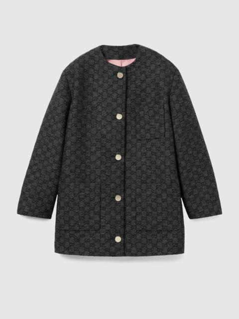GUCCI GG boutonné wool tweed jacket