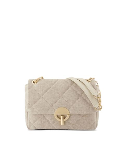 Vanessa Bruno linen quilted shoulder bag