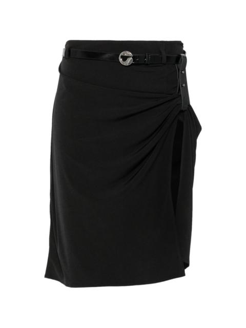 COPERNI belted ruched midi skirt