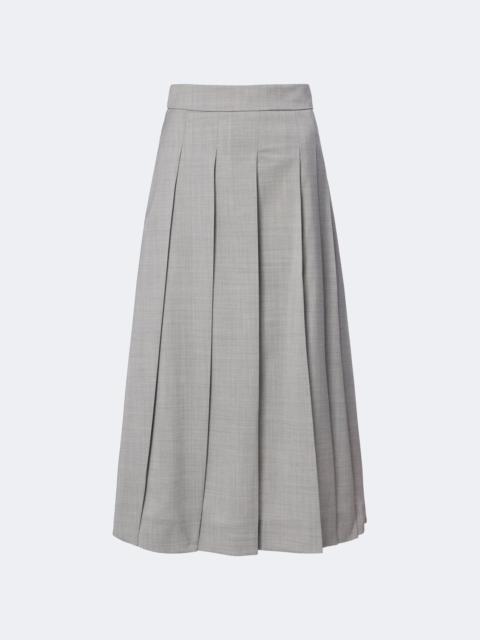 'S Max Mara Pleated virgin wool maxi skirt