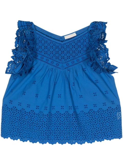 ULLA JOHNSON Leona ruffled blouse