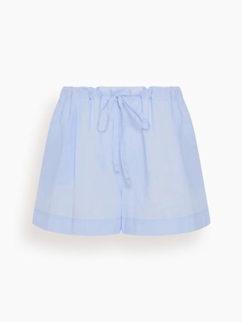 Another Tomorrow Voile Drawcord Short in Sky