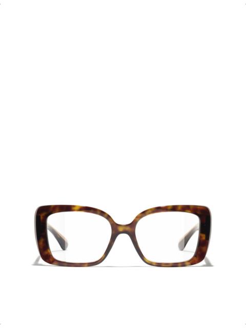 CHANEL CH3502B Square-Frame Acetate Optical Glasses