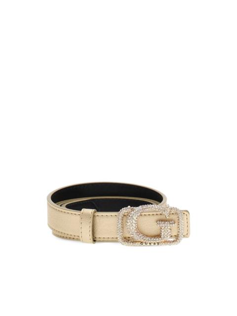 GUESS USA logo-buckle belt