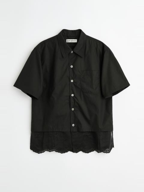 Our Legacy Every Shirt Shortsleeve Void Black Fine Poplin