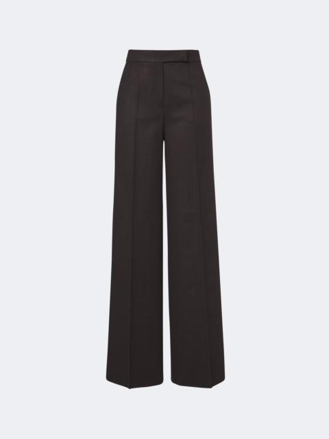 Max Mara Pleated camel hair wide-leg pants