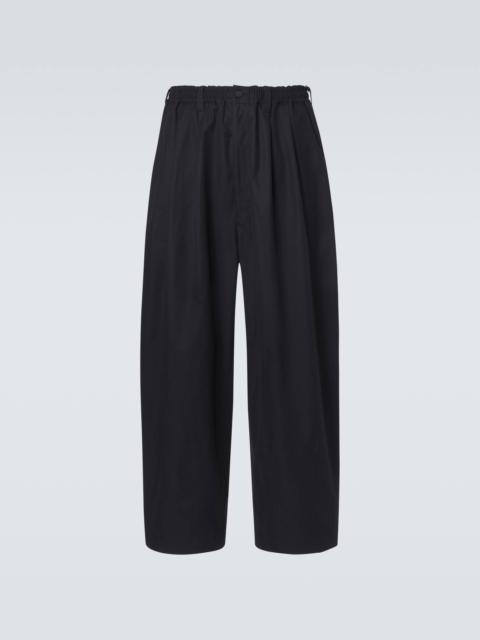 Comme des Garçons Homme Cotton twill wide-leg pants