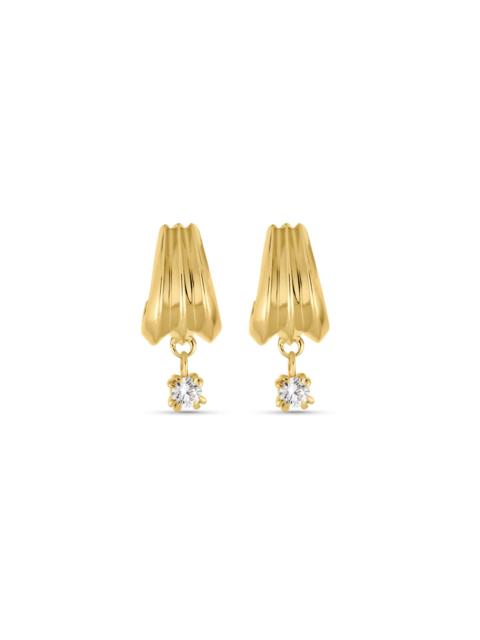 STONE AND STRAND Whitney Diamond Drop Earrings