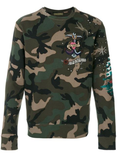 Valentino camouflage-print sweatshirt