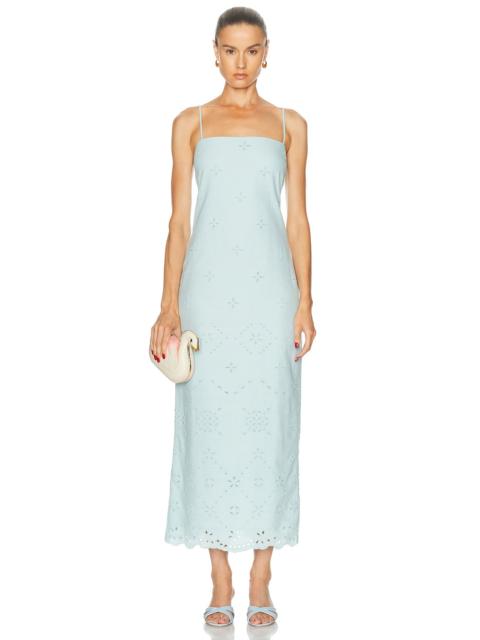 HEMANT & NANDITA Hana Strappy Midi Dress