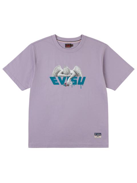 EVISU Angel and Aerosol Spray Paint Print T-shirt