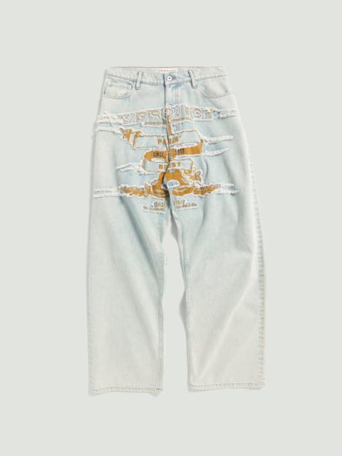 Y/Project EVERGREEN PARIS' BEST PATCH JEANS