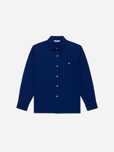 3sixteen Club Collar Shirt - Indigo Selvedge Broadcloth