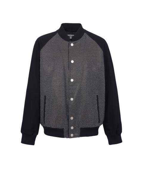 Balmain Balmain rhinestone bomber