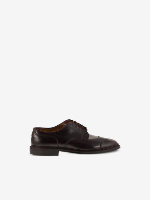 Alden cap-toe leather derby shoes