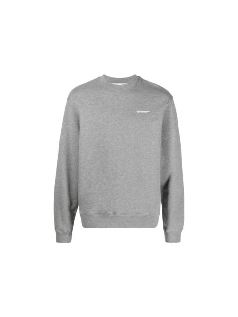 Off-White OFF-WHITE Wave Outl Diag Slim Crewneck Grey/White
