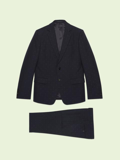 GUCCI Double G wool suit