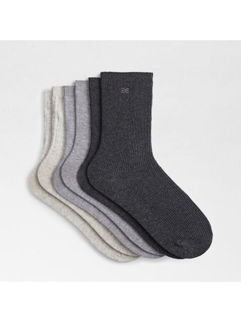 Sam Edelman 3 Pack Texture Cotton Crew