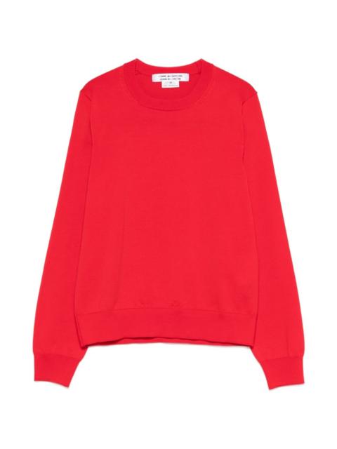 Comme Des Garçons ribbed crewneck sweater