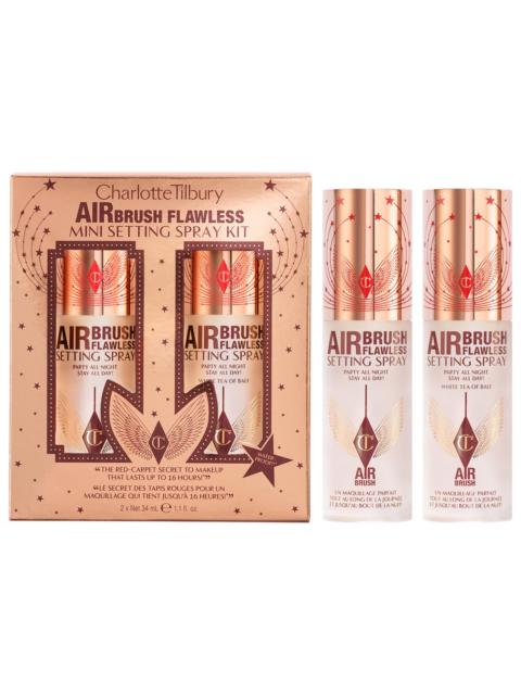 Charlotte Tilbury Mini Airbrush Flawless Hydrating & Waterproof Setting Spray Duo Gift Set