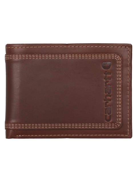 Carhartt Leather Triple-Stitched Passcase