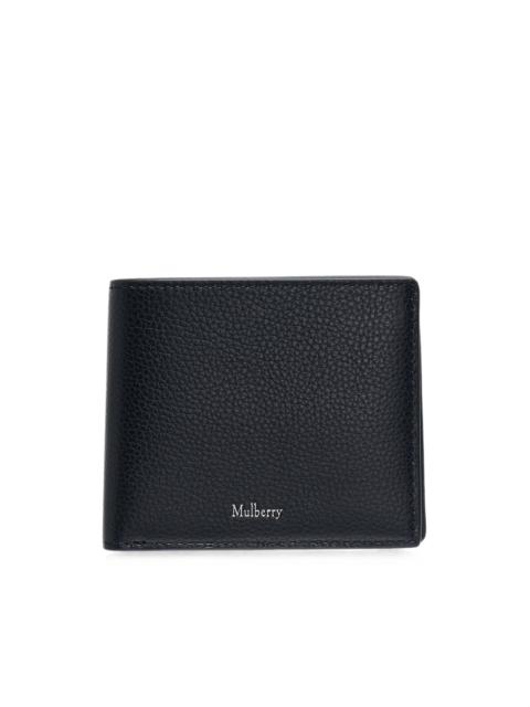 Mulberry grained leather wallet