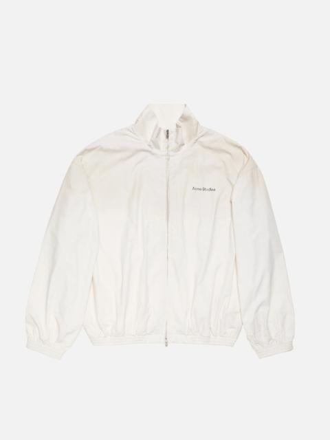 Acne Studios Logo zipper jacket - Dusty white