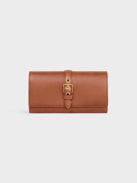 CELINE LARGE WALLET CELINE CONTI in SUPPLE CALFSKIN