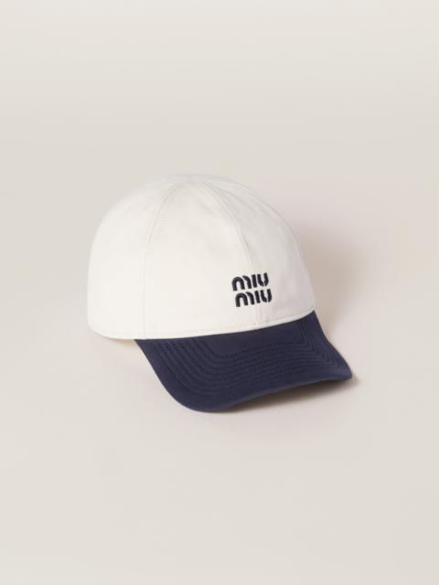 Miu Miu Drill baseball cap