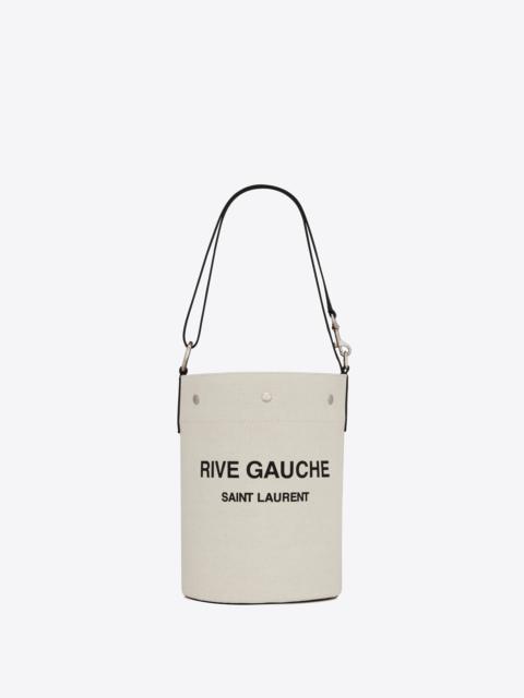 rive gauche bucket bag in linen