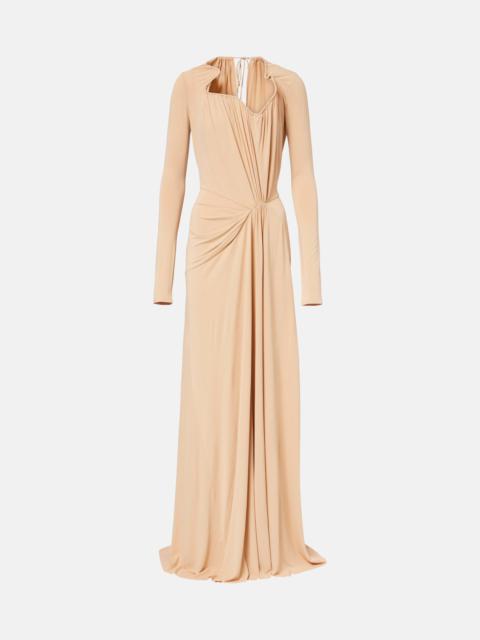 Victoria Beckham Asymmetric draped gown