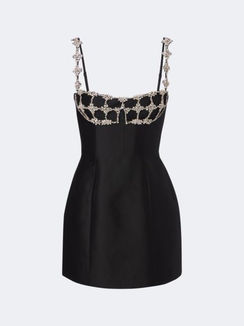 RACHEL GILBERT Acacia wool and silk bustier dress