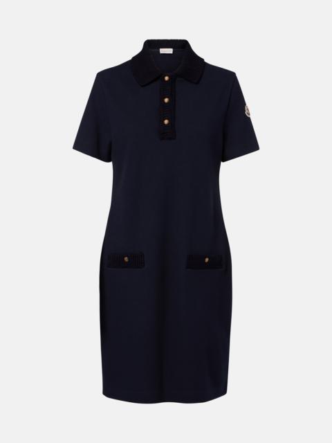 Moncler Cotton piqué polo dress