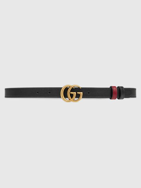 GUCCI GG Marmont reversible thin belt