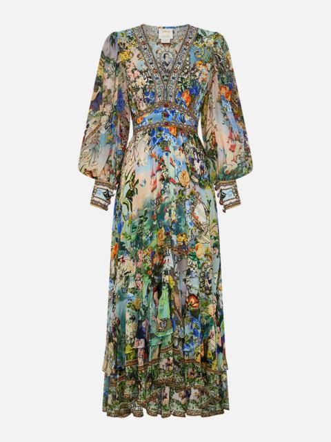 CAMILLA LONG BUTTON FRONT DRESS